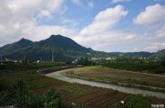 大雨过后的零溪河双安段：水位已退，只留下些许残渣