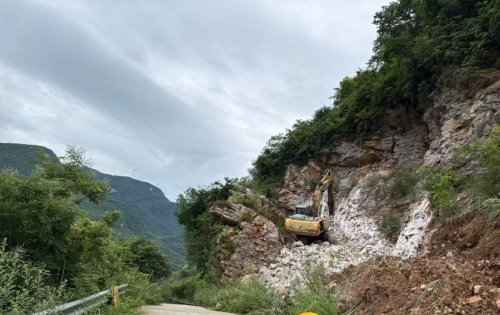 桑木溪村山体边坡排险、道路提质整治施工正式启动