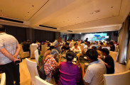 慈利作家季良70大寿喜庆之日，到紫荆花大酒店庆贺