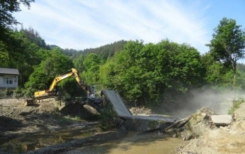 慈利县省道S307线锣鼓岗桥拆除重建工程正式开工