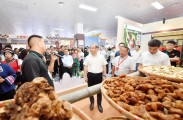 出席第三届张家界旅发会的领导嘉宾对慈利县文旅项目进行观摩考察