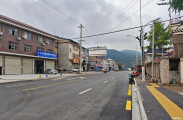 慈利县民和路经过几个月道路升级改造，近日终于通车了