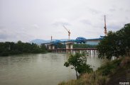 慈利绕城公路琵琶洲大桥双安一侧建设有了新进展