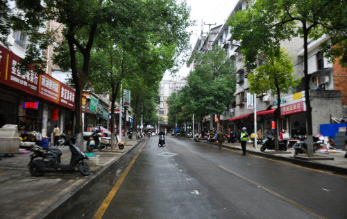 这几天不知道是干嘛，慈利县城各个路口都安排了人驻守