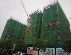书香华府这个项目发奋了，拼命赶进度，已经修到11层了