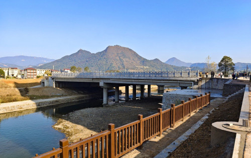 双安社区民房拆除前夕，看澧零大桥的建设情况