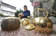 谭付林：慈利铜壶手工制作技艺非遗传承人