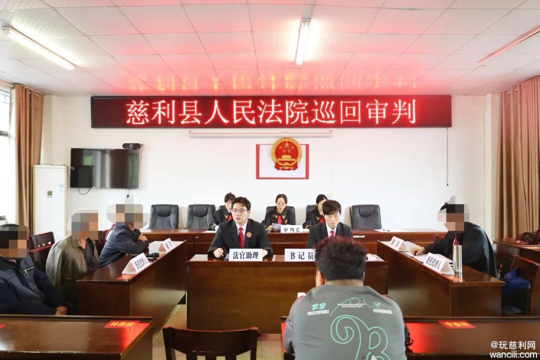 慈利法院公开审理彩球村九旬老妪诉六子女赡养纠纷案