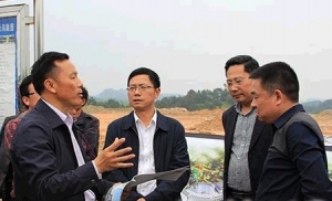 慈利县领导班子助推大峡谷经济区重点项目建设