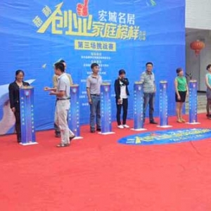 “寻找创业家庭”公益行动第三场在东岳观镇举行