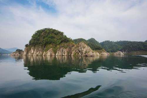慈利赵家垭水库风景美如画