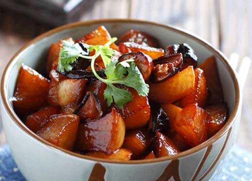 慈利美食之红烧萝卜