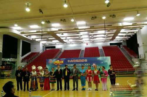 慈利广场舞队在全国小组比赛中荣获冠军