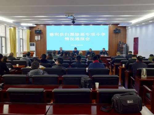 慈利县扫黑除恶专项斗争取得丰硕成果