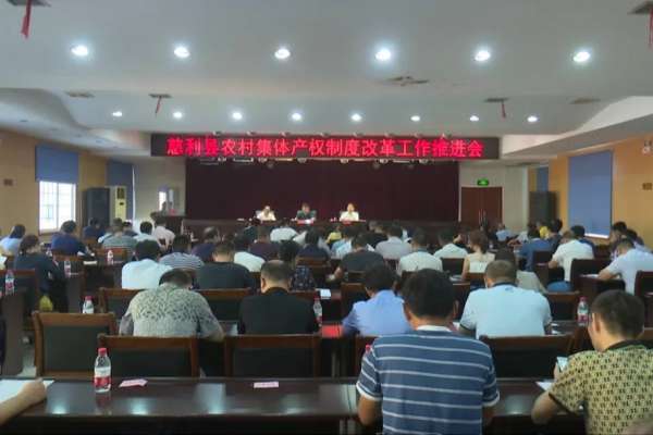 慈利县召开农村集体产权制度改革工作推进会