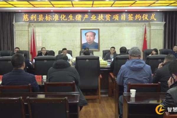 慈利县标准化生猪产业扶贫项目正式签约