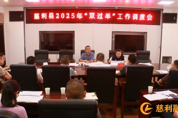 慈利县2025年“双过半”工作调度会召开
